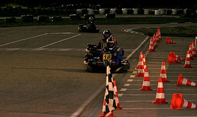 Competition Karting de nuit